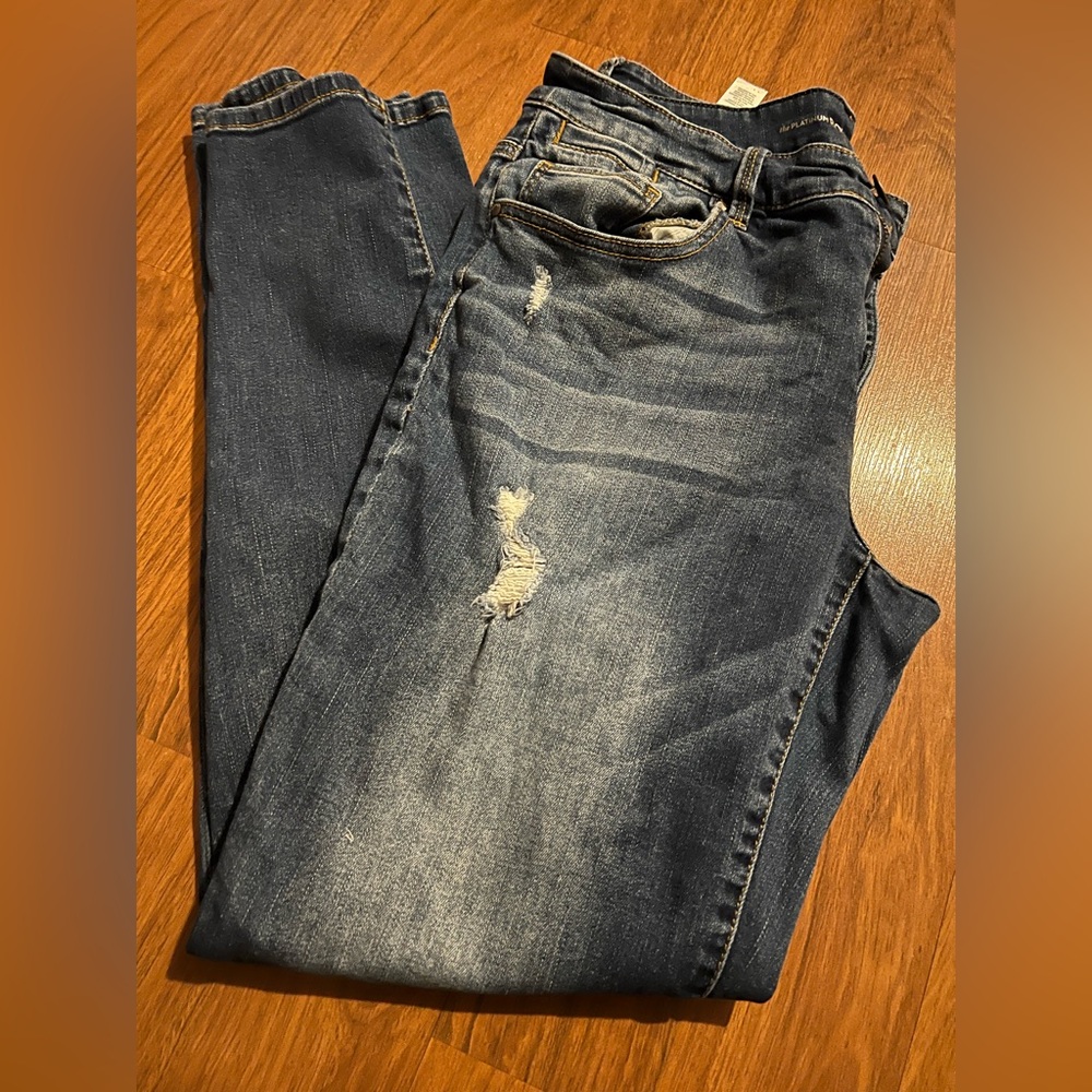 Chico's Boyfriend Jeans in Classic Blue